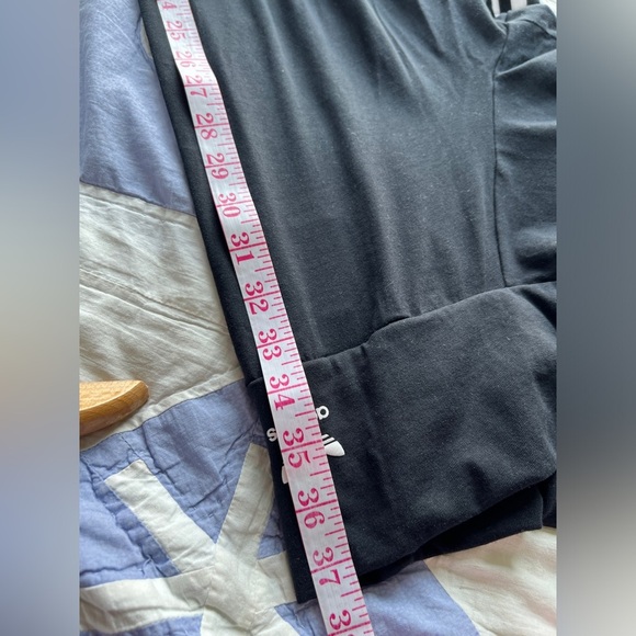 Adidas Black and White Skinny Leggings with Iconic Stripes Athletic Pants Small - Picture 7 of 8